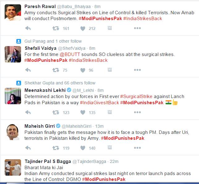 Arnab Goswami, Barkha Dutt, Times Now, Uri Attack, LoC, Line Of Control, Indian Army, Surgical Strike, NDTV, ModiPunishesPak, Trending News, Narendra Modi, India News, Jansatta