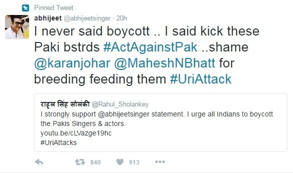 Abhijeet Bhattacharya, Karan Johar, Mahesh Bhatt, Abhijeet Bhattacharya Twitter, Abhijeet Bhattacharya Tweet, Abhijeet Bhattacharya controversy, Uri Attack, Bollywood Attack on Uri