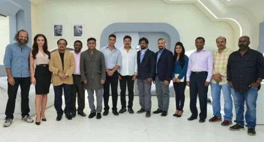 2.0 first look, 2.0 first look launch event, 2.0 Star cast, 2.0 Actual Budget, Rajinikanth Akshay Kumar, Rajinikanth Akshay Kumar, Enthiran First Look, Enthiran Poster, Enthiran Sequel, Rajinikanth 2.0, Akshay Kumar, Akshay Kumar, Amy Jackson, Sudhanshu Pandey, A R rahman, Adil Hussain, indian express, jansatta bollywood news, entertainment news