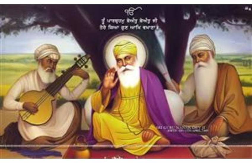 सिख धर्म के संस्थापक और प्रथम गुरु नानक देव जी।