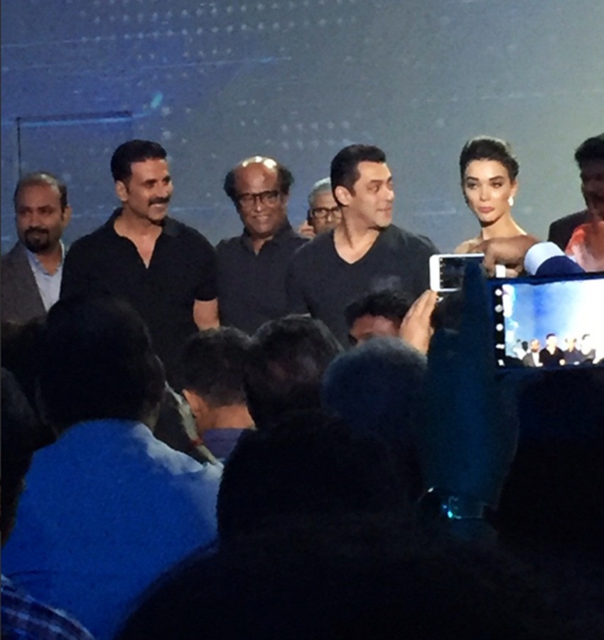 rajnikant, amy jackson, akshay kumar