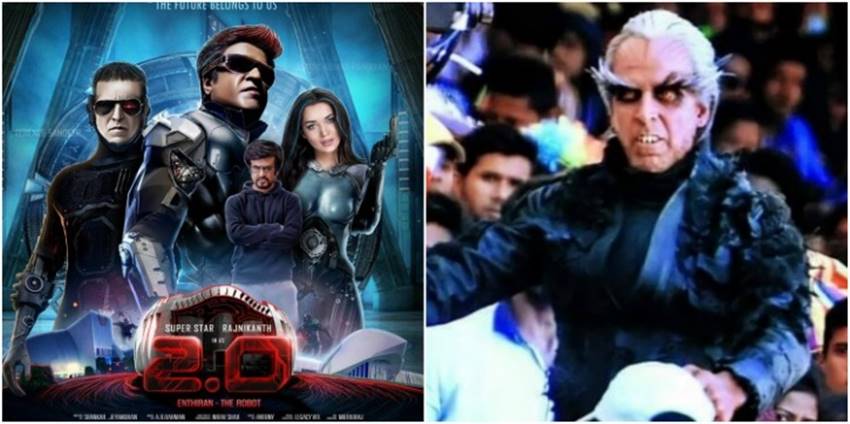 2.0 first look, 2.0 first look launch event, 2.0 Star cast, 2.0 Actual Budget, Rajinikanth Akshay Kumar, Rajinikanth Akshay Kumar, Enthiran First Look, Enthiran Poster, Enthiran Sequel, Rajinikanth 2.0, Akshay Kumar, Akshay Kumar, Amy Jackson, Sudhanshu Pandey, A R rahman, Adil Hussain, indian express, jansatta bollywood news, entertainment news