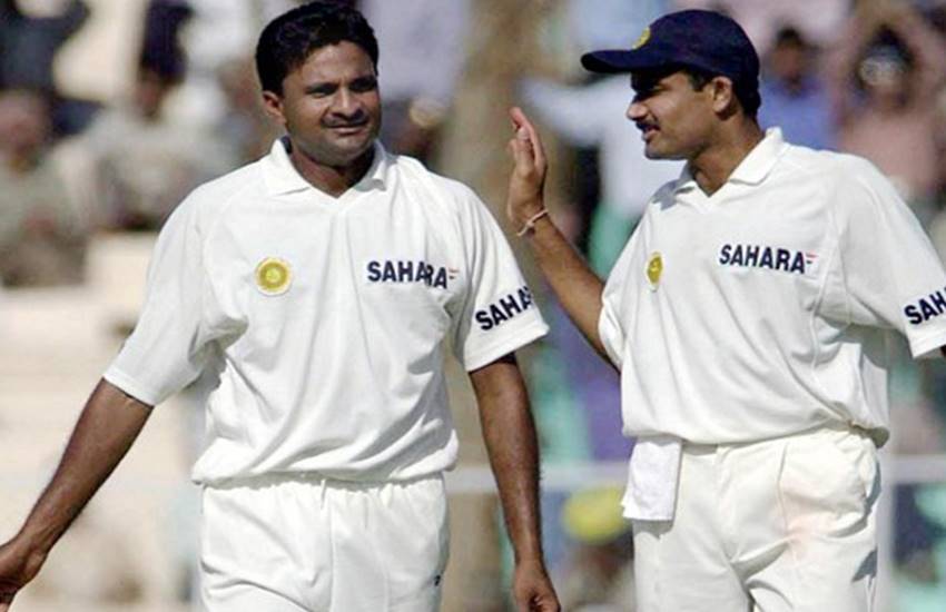 जवागल श्रीनाथ और अनिल कुंबले।(File Photo) 