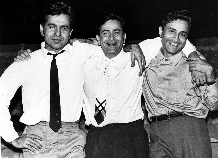 (बाएं से दाएं) दिलीप कुमार, राज कपूर और देव आनंद।(Express archive photo)