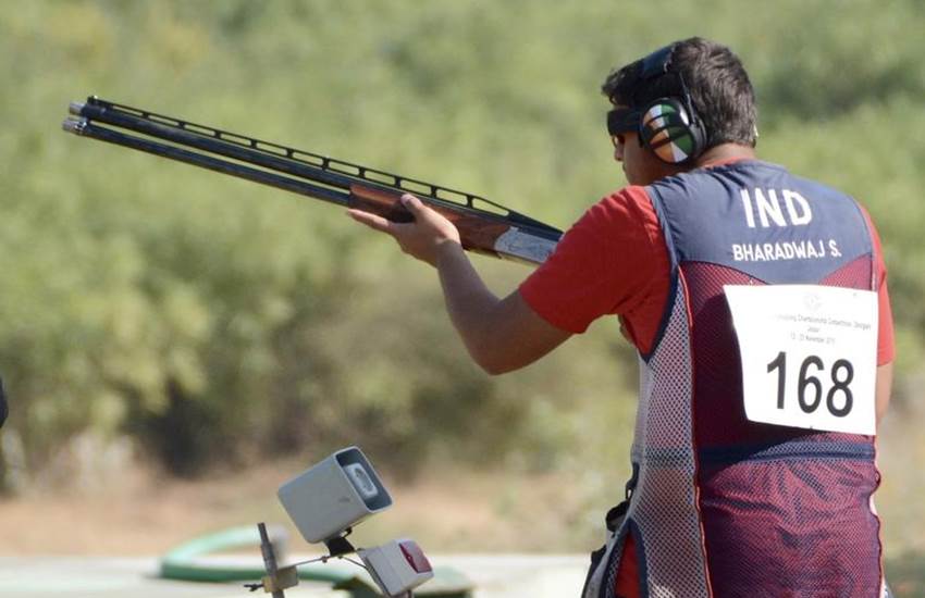 Shapath Bharadwaj, Meerut boy, double trap, national shooting, shooting World Cup, 14-year-old, record shooting score, Indian shooting team, shooting