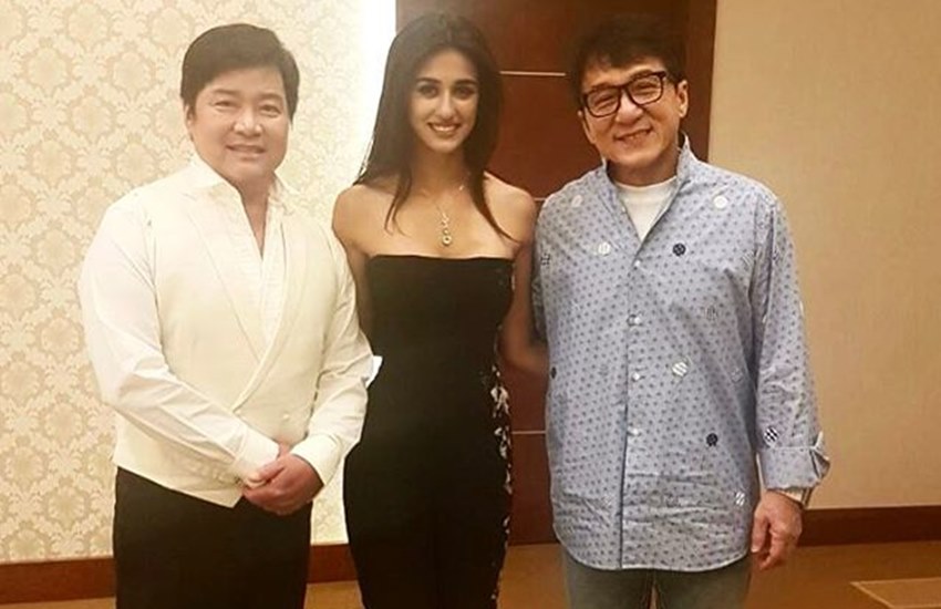 Disha Patani, Jackie Chan, upcoming film, Kung Fu Yoga, movie release, China, Jackie Chan and Disha Patani, Hindi song, Disha, Chinese track, Hrithik Roshan, Bang Bang, Twitter, bollywood news in hindi, Entertainment news in hindi