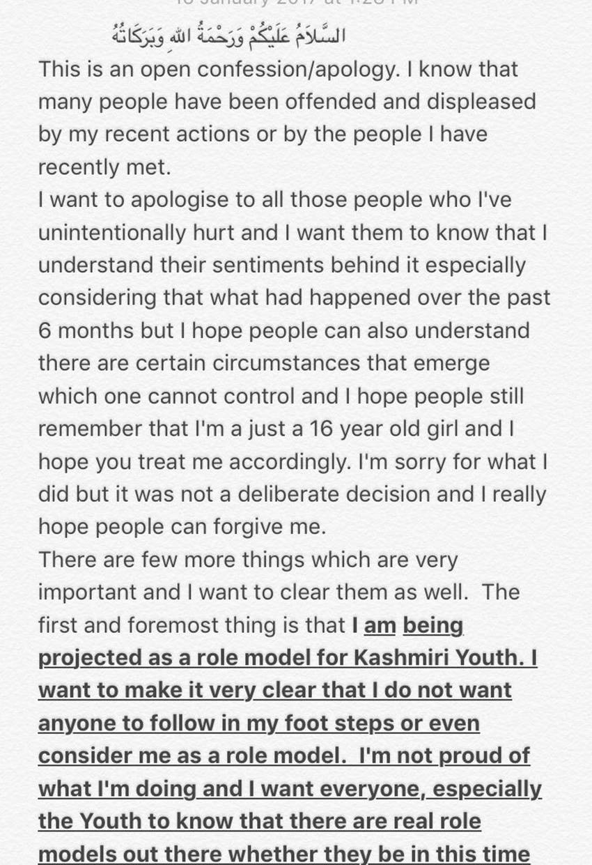 Zaira Wasim Khan, Zaira Wasim Khan Dangal, dangal actress, Zaira Wasim Khan Hot pics, Zaira Wasim Khan Kashmir, Mehbooba Mufti Zaira Wasim Khan, Zaira Wasim Khan meets Mehbooba Mufti, Kahsmir Unrest, Separatists, Omar Abdullah, Geeta Phogat, Entertainment, India, Jansatta