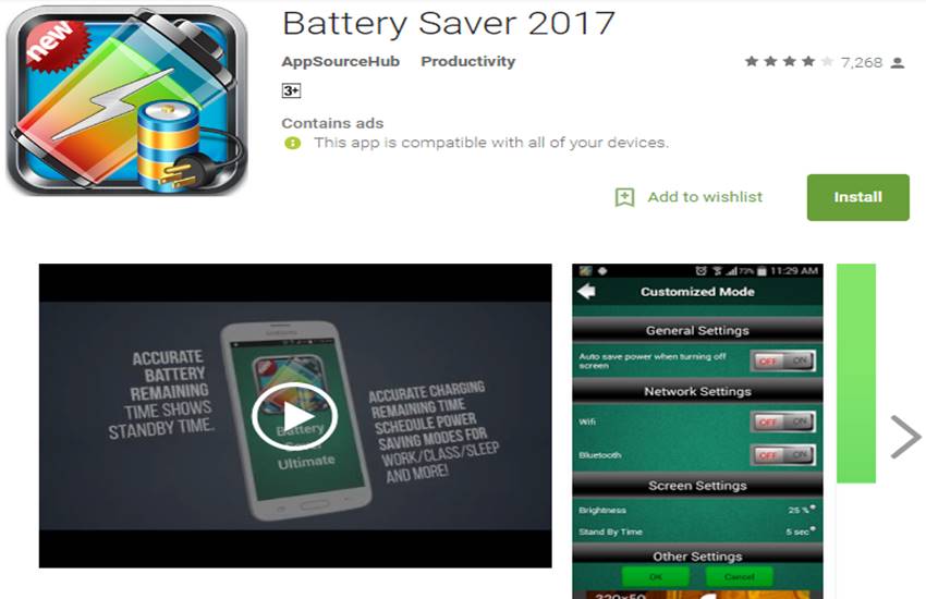 battery saver 2017
