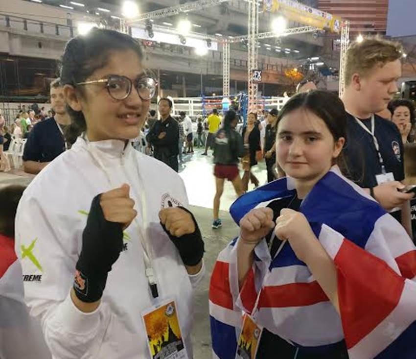 Muay thai , World junior Muay thai martial arts 2017 championship, Muay thai martial arts 2017 championship, World junior Muay thai championship, indian muay thai team, khushi sharma, sports news 