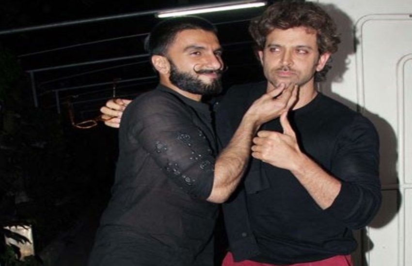 Ranveer Singh and Hritik Roshan