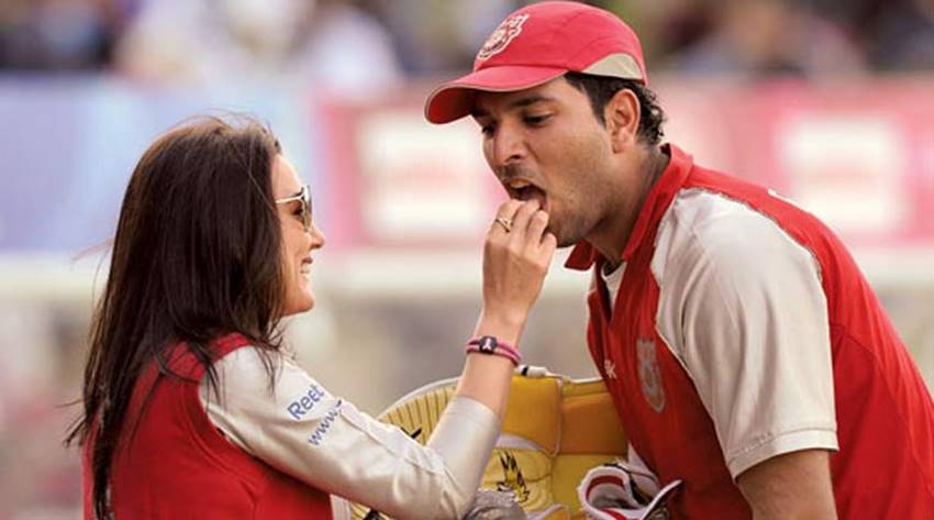 priety zinta and yuvraj singh
