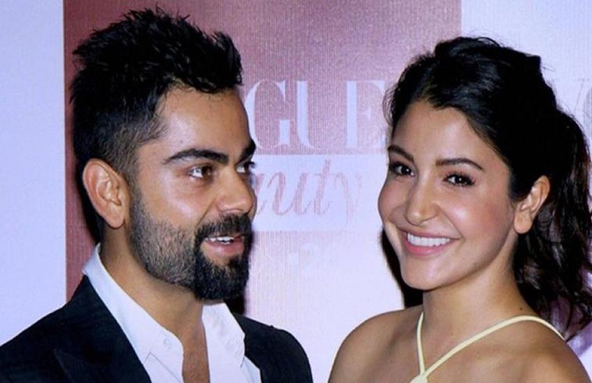 Bollywood actress, anushka sharma, indian captain Virat kohli, kisses, wedding ring, special Gesture, wife anuskha video viral, Test match virat kohli