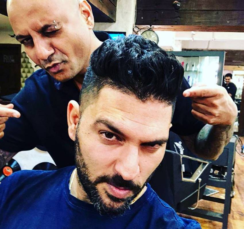 Aalim Hakim, Aalim Hakim pics, Aalim Hakim photos, Aalim Hakim pictures, Hairstylist Aalim Hakim, Hairstylist Aalim Hakim pics, Hairstylist Aalim Hakim photos, Virat Kohli, Yuvraj Singh, Hardik Pandya, Hardik Pandya hair cut, Hardik Pandya new look, Hardik Pandya new look pics, Hardik Pandya new look photos, Hardik Pandya pics, Bollywood Stars, Bollywood Stars Hairstylist, photo gallery