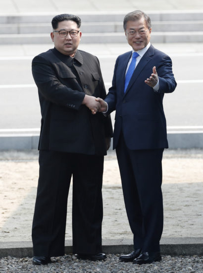 Kim Jong Un, Moon Jae-in