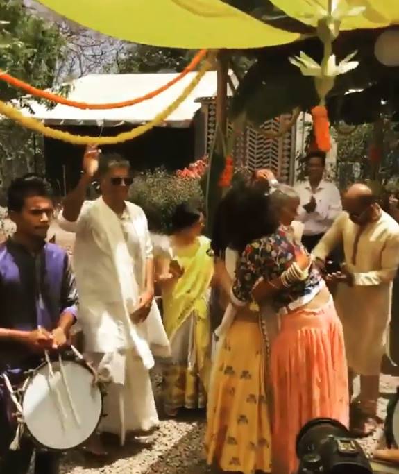Milind Soman,milind,ankita konwar,Ankita,alibaug