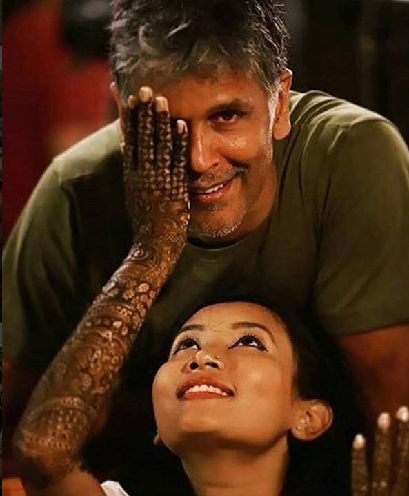 Milind Soman,milind,ankita konwar,Ankita,alibaug