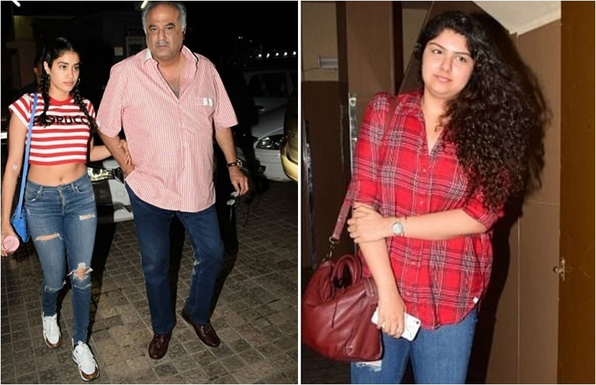 janhvi kapoor, anshula kapoor, boney kapoor, janhvi anshula movie date, janhvi anshula photos, janhvi boney movie date, Jansatta, entertainment news