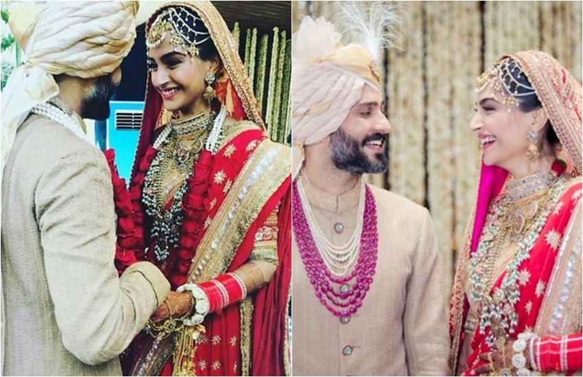 sonam kapoor, sonam kapoor marriage, sonam kapoor wedding, sonam kapoor marriage pics, sonam kapoor wedding pics, anand ahuja, Sonam Kapoor and Anand Ahuja, Sonam Kapoor and Anand Ahuja Wedding, Sonam Kapoor and Anand Ahuja Marriage