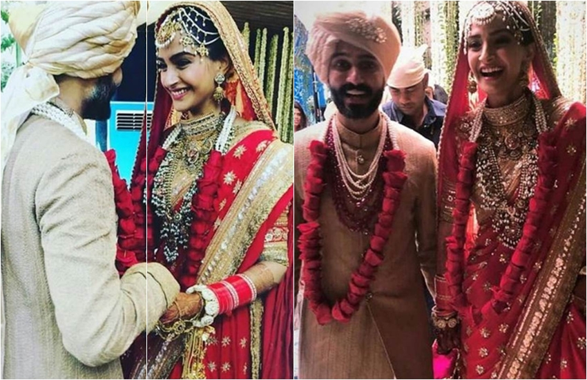 sonam kapoor, sonam kapoor marriage, sonam kapoor wedding, sonam kapoor marriage pics, sonam kapoor wedding pics, anand ahuja, Sonam Kapoor and Anand Ahuja, Sonam Kapoor and Anand Ahuja Wedding, Sonam Kapoor and Anand Ahuja Marriage