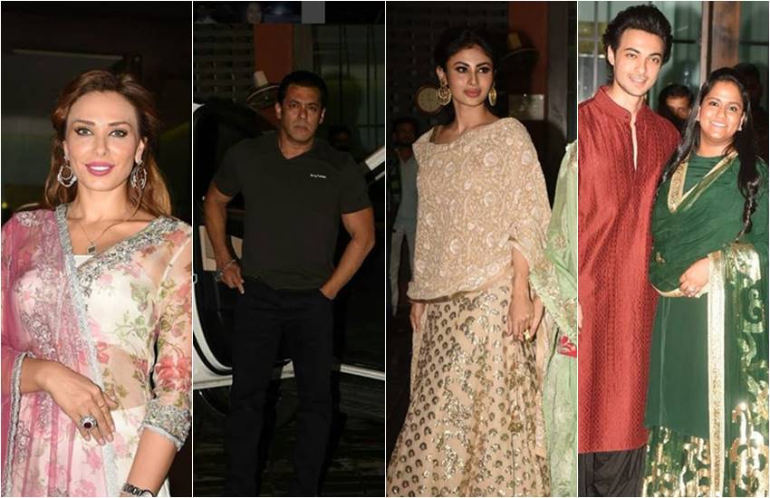 salman khan, salman sister Arpita Khan, arpita and Aayush Sharma, arpita khan organised a lavish Eid party, arpita and ayush at bandra residence, Iulia Vantur, Sonakshi Sinha, Daisy Shah, eid, eid 2018, eid mubarak, eid mubarak 2018, eid mubarak images, eid mubarak wishes, eid ul fitr, eid ul fitr 2018, Salman khan eid party, salman khan eid party, stars in salman eid party, race 3 celebration, bollywood news, bollywood updates, televison news, entertainment news, mouni roy, salman khan, arpita khan, ayush sharma
