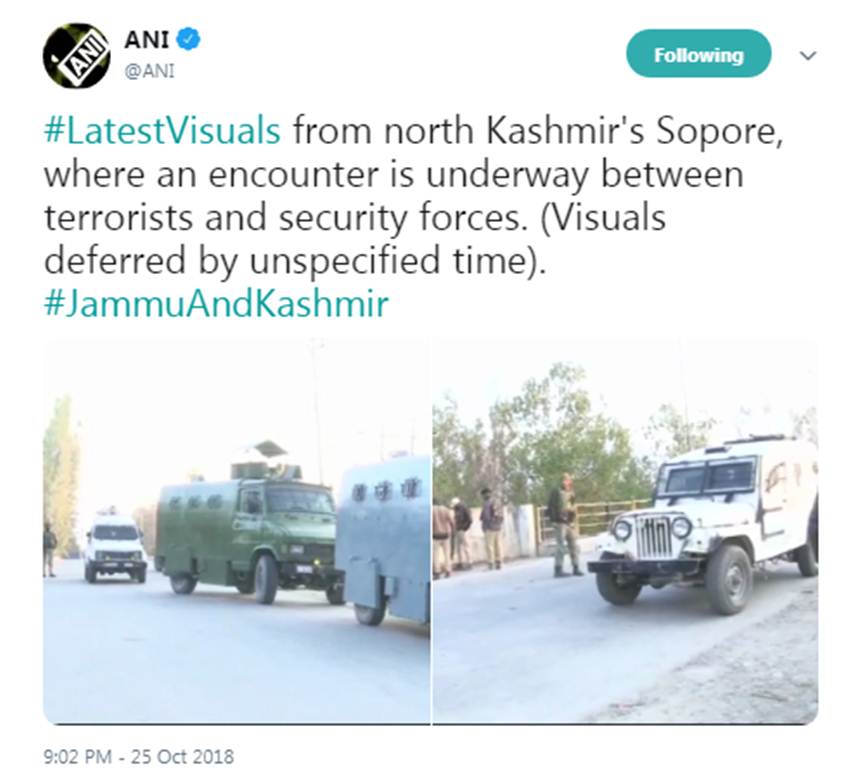 Jammu and Kashmir, Encounter, Terrorists, Killed, Security Forces, Sopore, State News, National News, Hindi News