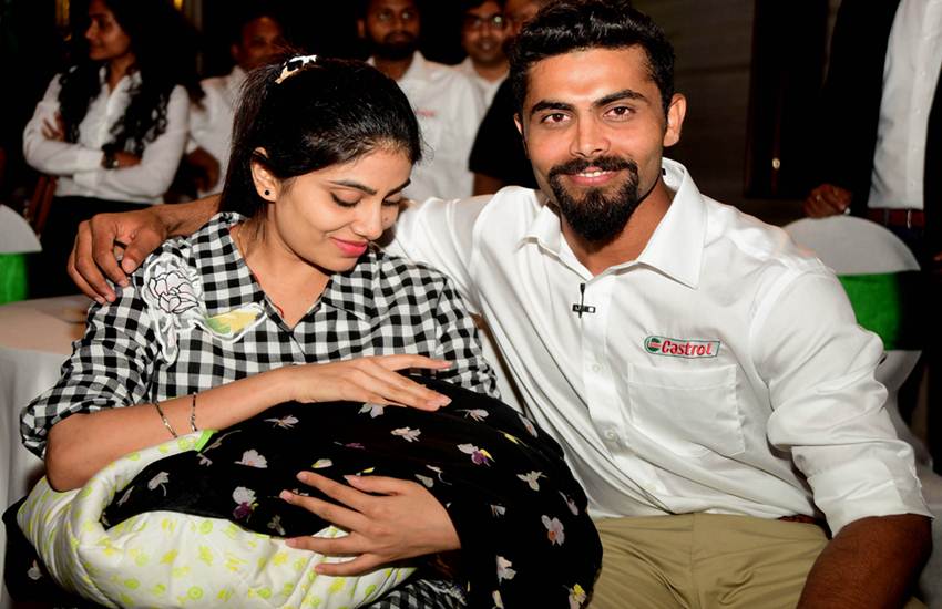 Reeva With Ravindra Jadeja