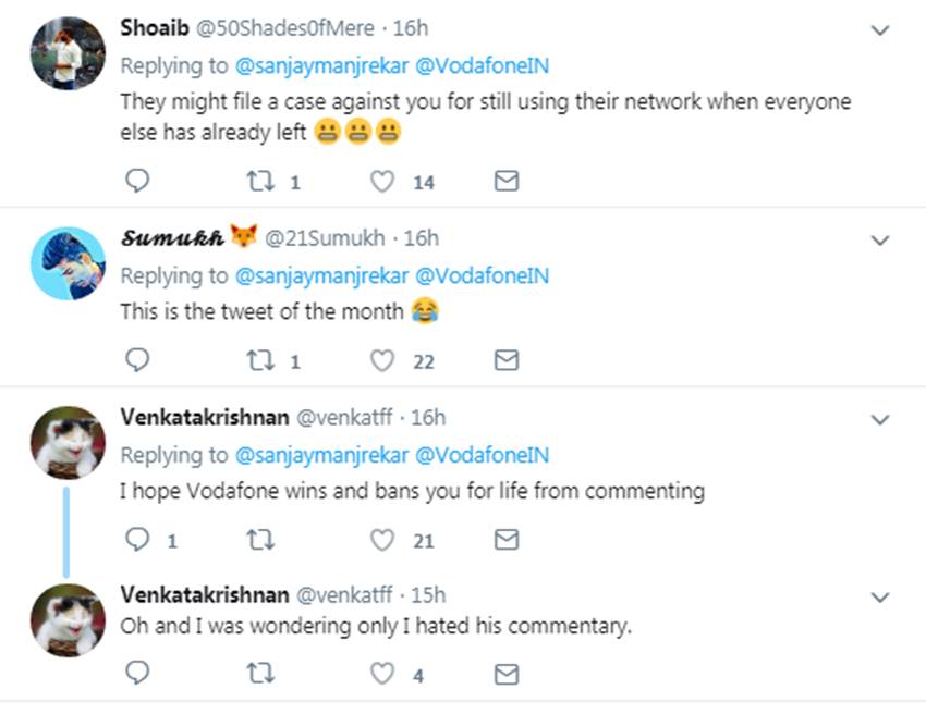 Sanjay Manjrekar, Former Indian Cricketer, Cricket Commentator, Cricket Expert, Twitter, Vodafone, Case, Legal Action, Social Media Users, Joke, Fun, Reply, Mobile Network, Trending News, Hindi News