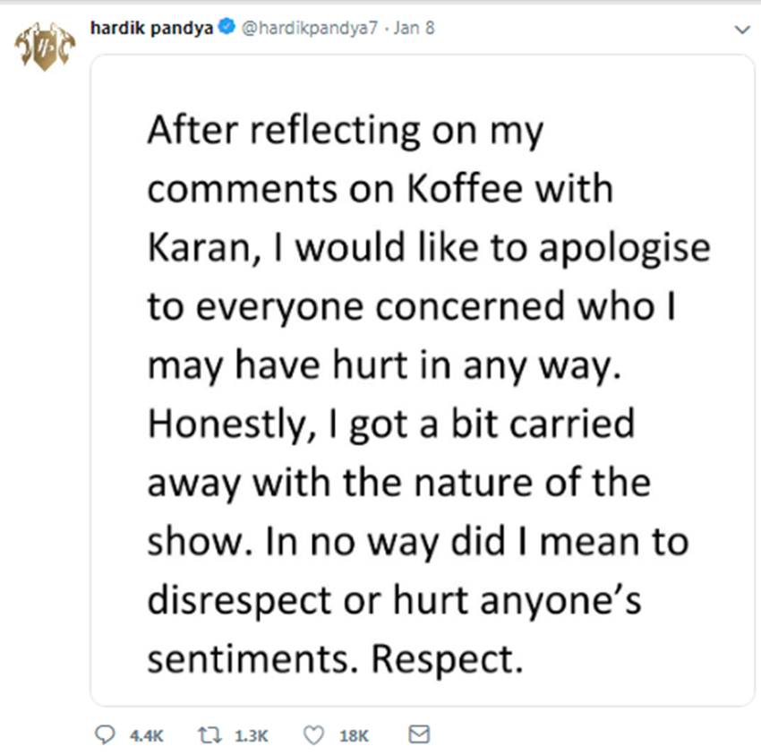 Hardik Pandya, KL Rahul, Indian Cricketers Ban, 'Koffee with Karan', Karan Johar, Star World, Sports News, Cricket News, Hindi News, हार्दिक पंड्या, केएल राहुल, प्रतिबंध, बैन, कॉफी विद करण, करण जौहर, टिप्पणी, खेल समाचार, क्रिकेट समाचार, हिंदी समाचार