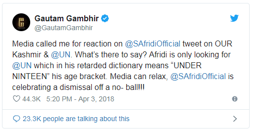 gautam gambhir