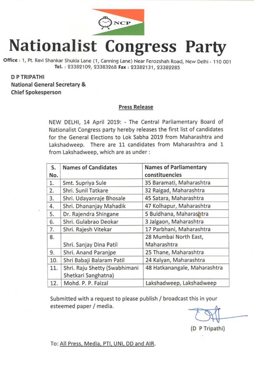 NCP, Supriya Sule, Baramati, Sharad Pawar, Thane, Anand Paranjpe, Maharashtra, State News, lok sabha, lok sabha election, lok sabha election 2019, lok sabha election 2019 schedule, lok sabha election date, lok sabha election 2019 date, लोकसभा चुनाव, लोकसभा चुनाव 2019, chunav, lok sabha chunav, lok sabha chunav 2019 dates, lok sabha news, election 2019, election 2019 news, NCP, Supriya Sule, Sharad Pawar, Maharashtra News, State News, Hindi News
