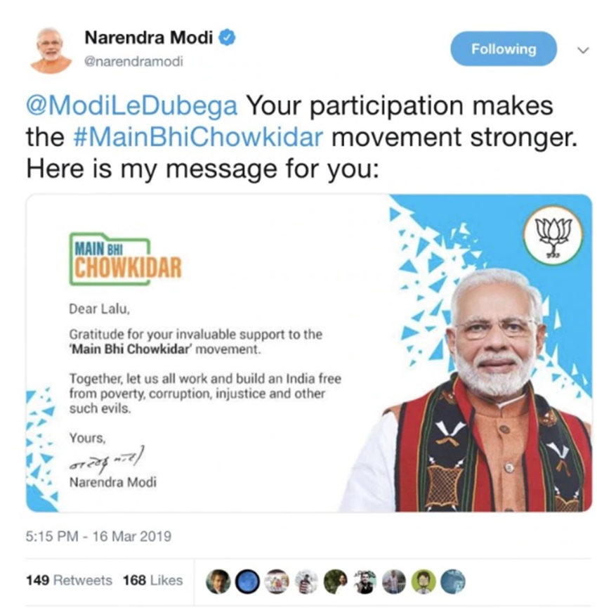 Modi, twitter,