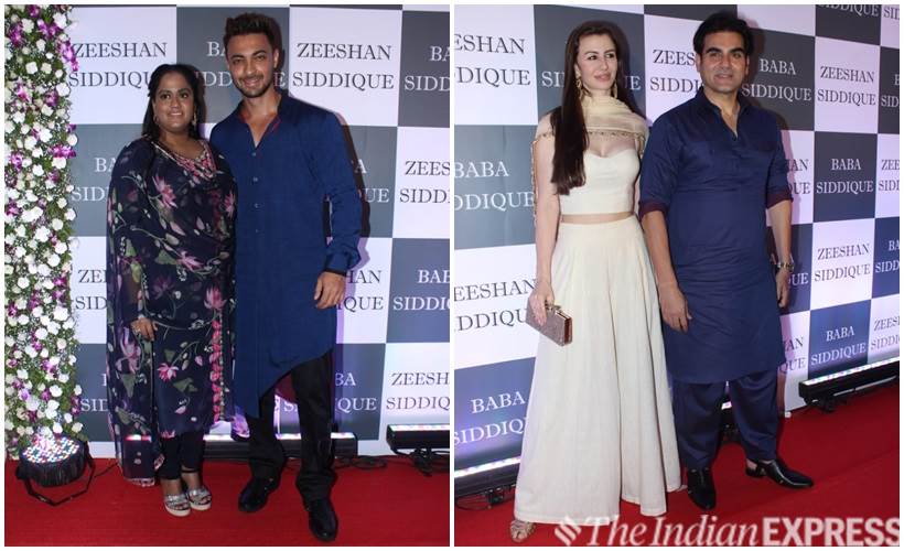 Salman khan, SRK, Katrina Kaif, shah rukh khan, srk salman, mouni roy, Urmila Matondkar, Baba Siddique Iftar party, urmila, shahrukh"