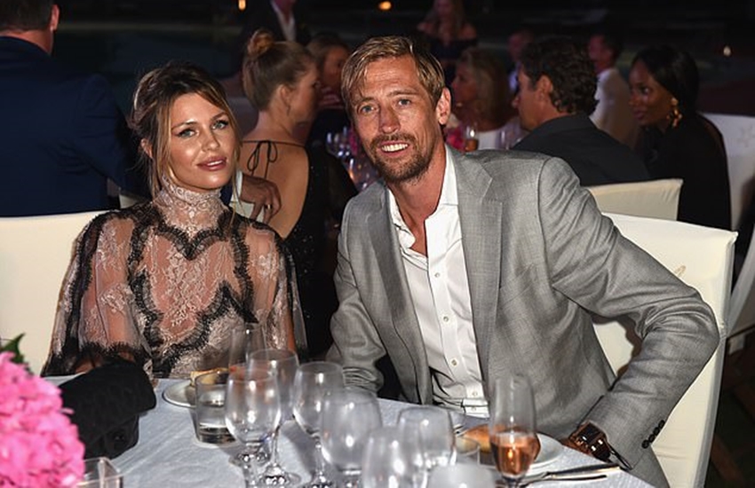 Peter Crouch and Abbey Clancy