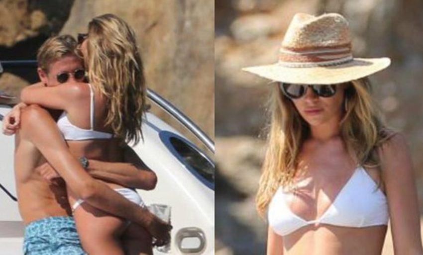 Peter Crouch and Abbey Clancy