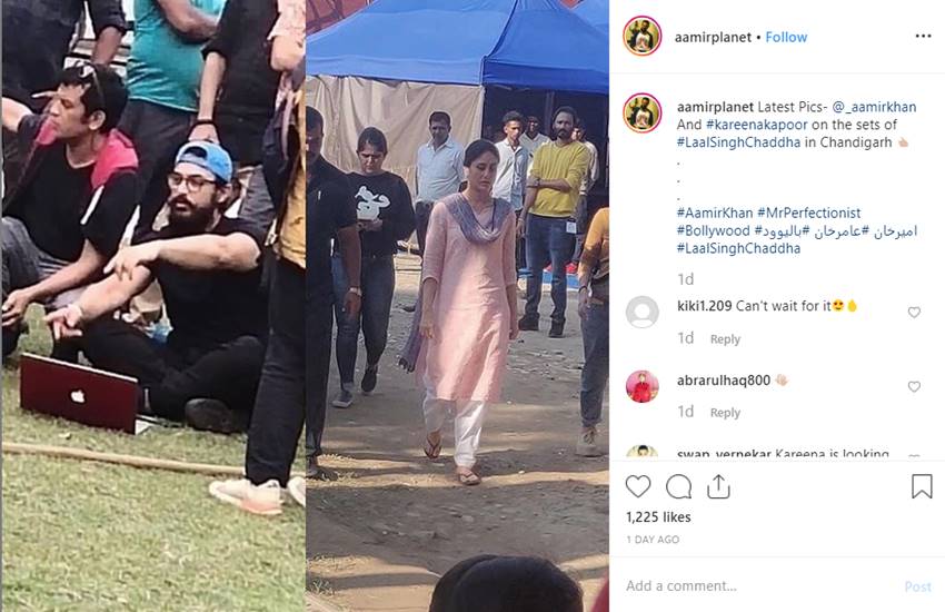 Amir khan, kareena kapoor, laal singh chaddha, laal singh chaddha, kareena kapoor khan look from laal singh chaddha, laal singh chaddha leaked photos, aamir khan on sets of laal singh chaddha, laal singh chaddha shooting in chandigarh, laal singh chaddha latest, laal singh chaddha news, amir kareena look, laal singh chaddha story, laal singh chaddha cast, laal singh chaddha release date