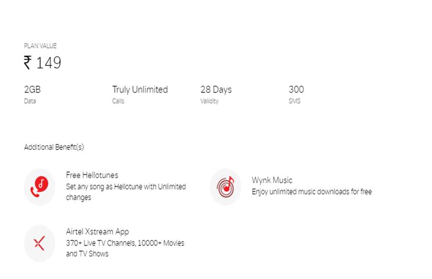 Airtel Recharge Plans, airtel offers, airtel plans, airtel xstream