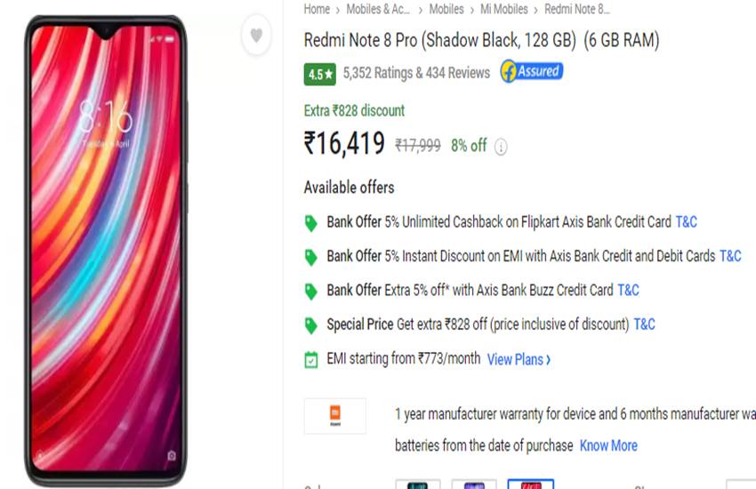 Redmi Note 8 Pro Offers