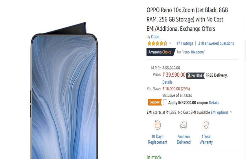 Oppo Sale, Amazon