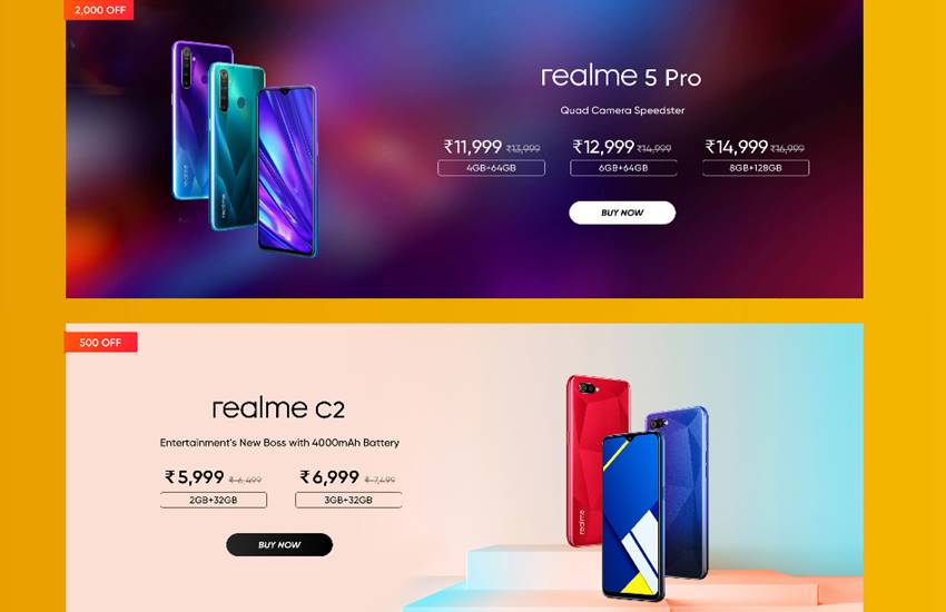 Realme Days Sale, Valentine Week 2020