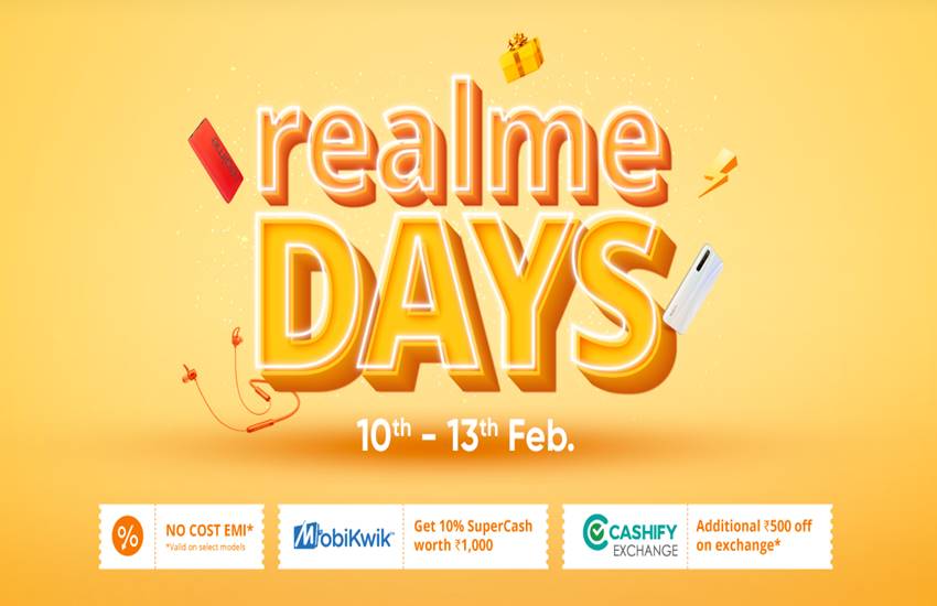 Realme Days Sale, Valentine Week 2020