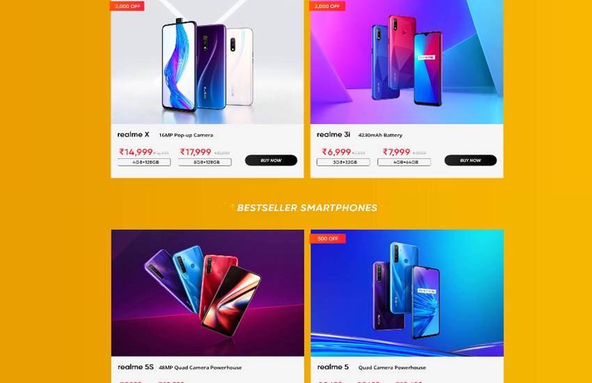 Realme Days Sale, Valentine Week 2020