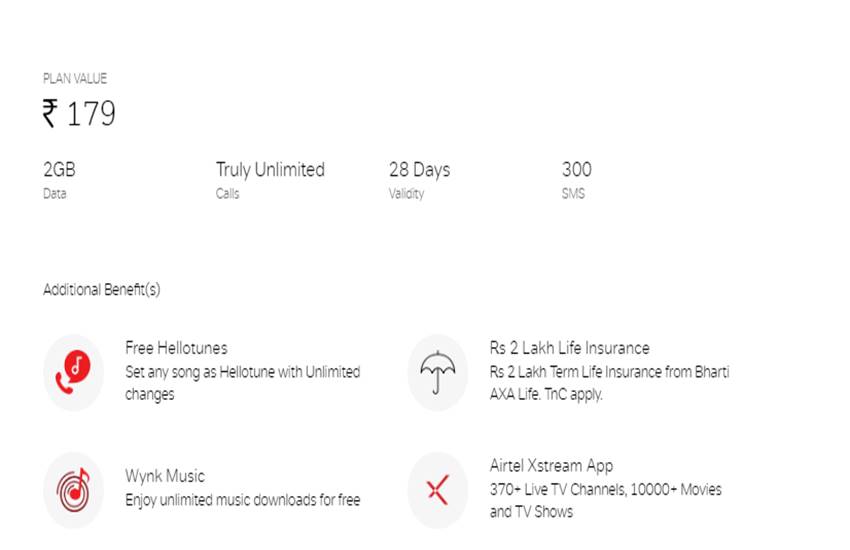 Airtel Recharge Plans