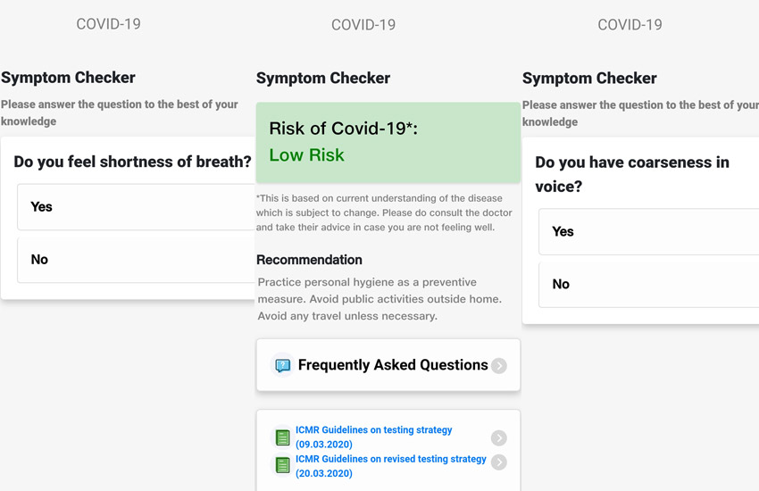 Coronavirus COVID-19 symptoms