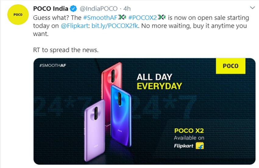 Poco X2 Flipkart