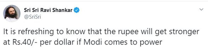ravi shankar tweet