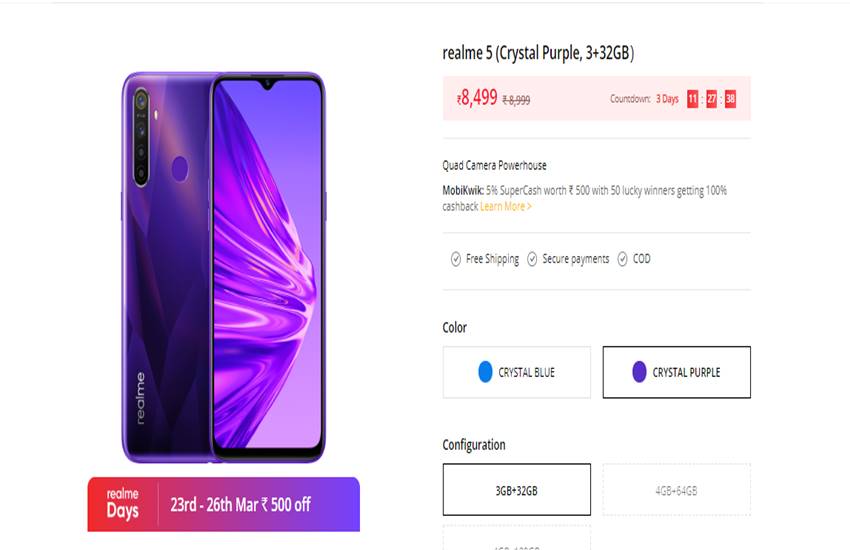 Realme Sale