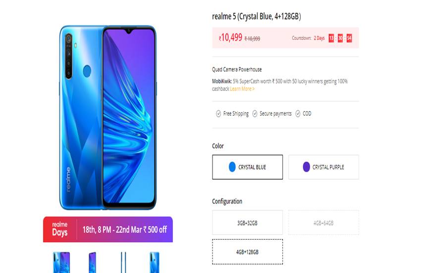Realme Days Sale