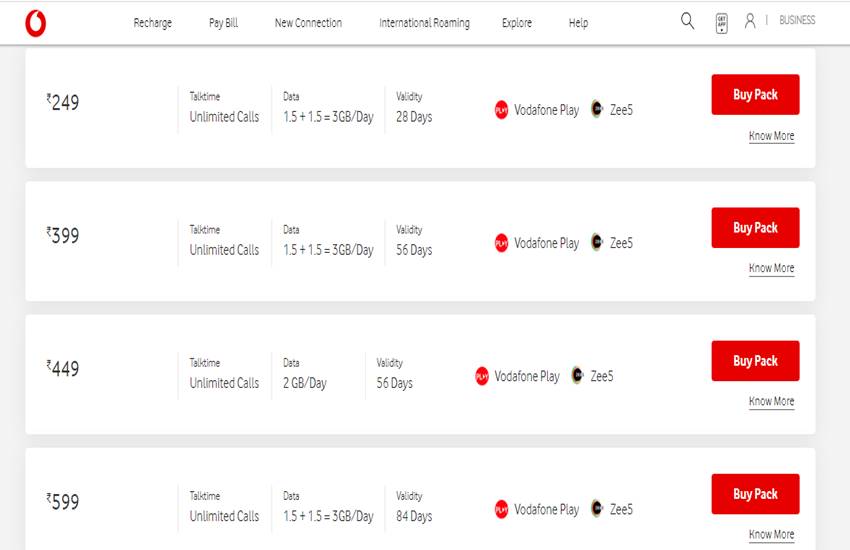 vodafone plans 2020