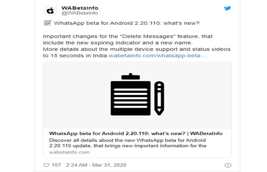 whatsapp multiple device support