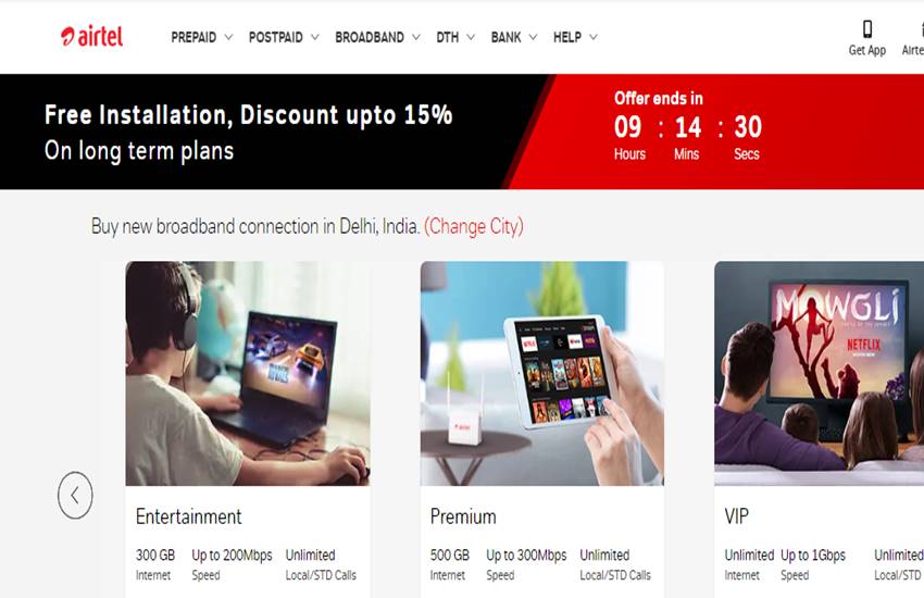 Airtel Broadband, Airtel Xstream Fibre